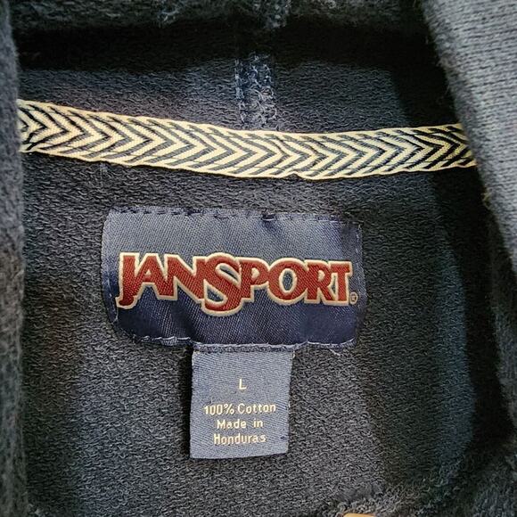 Jansport Notre Dame funnel neck long sleeve tunic sweatshirt woman's size large - Picture 2 of 9